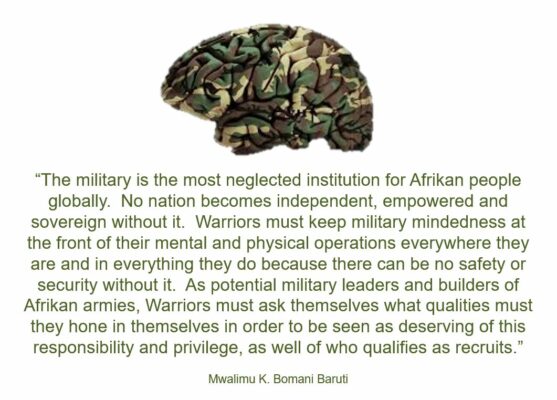 Baruti military mindedness