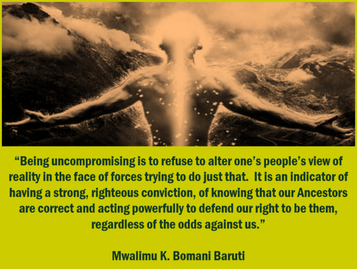 Baruti being uncompromising