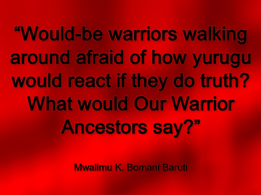 Baruti would be warriors