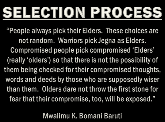 Baruti selection process