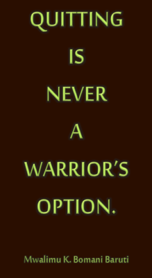 Baruti quitting option