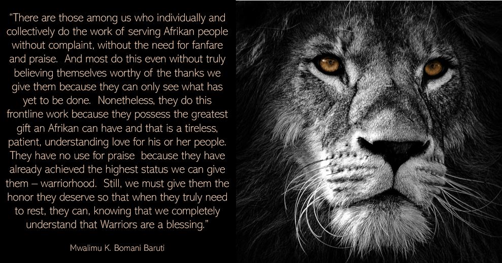 Baruti Warrior are a blessing