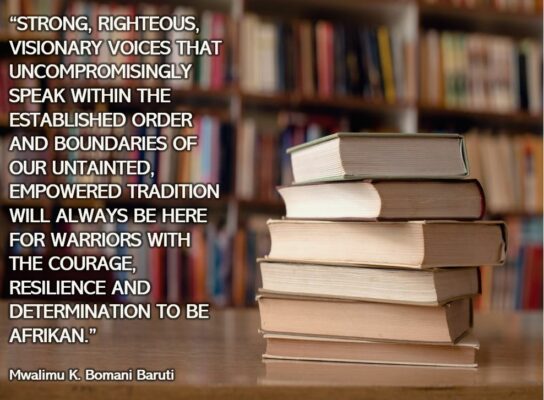 Baruti voices in the tradition