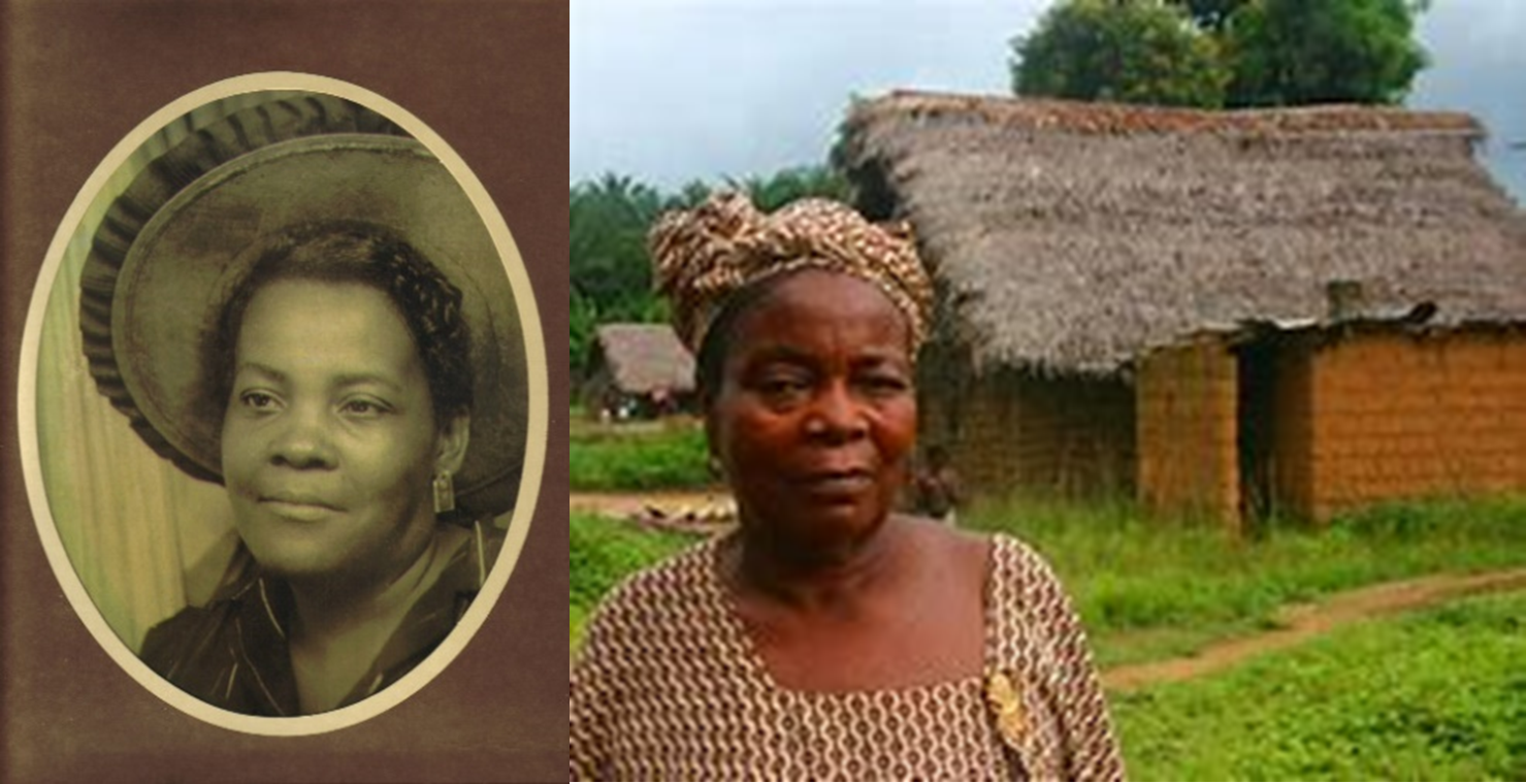 MY MATRICLAN ANCESTRY - GRANDMOTHER & MENDE VILLAGE WOMAN