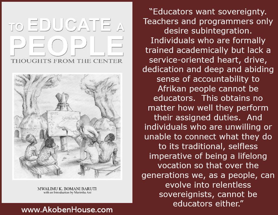 Baruti TEAP sovereign educators