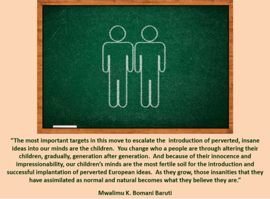 Baruti teaching perversion