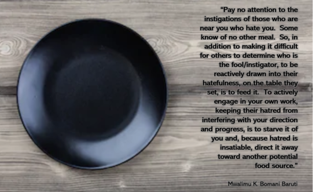 Baruti starve hatred