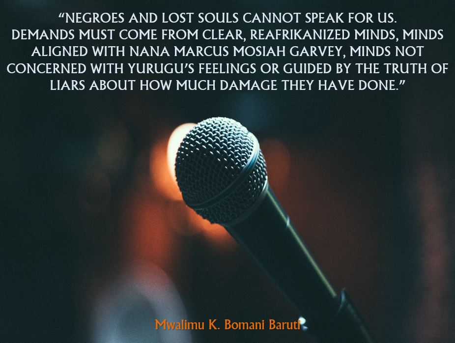 Baruti speaking for us