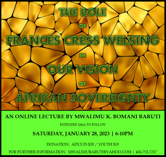 Welsing Role lecture 2023