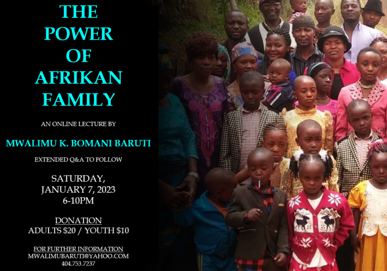 Afrikan Family lecture 2023