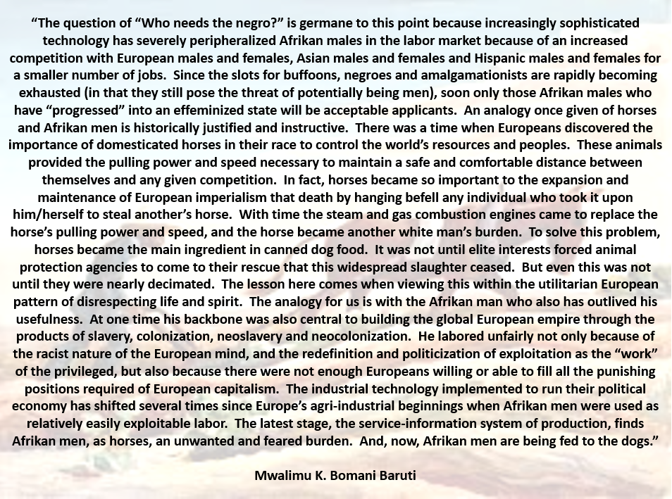 Baruti who needs the negro