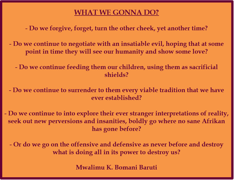 Baruti what we gonna do.