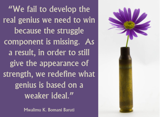 Baruti weaker genius