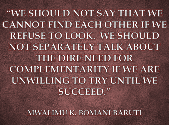 Baruti we should not