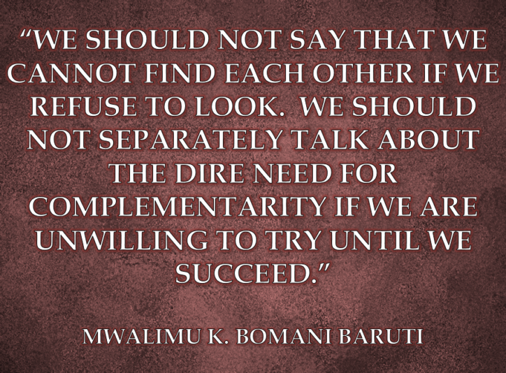 Baruti we should not