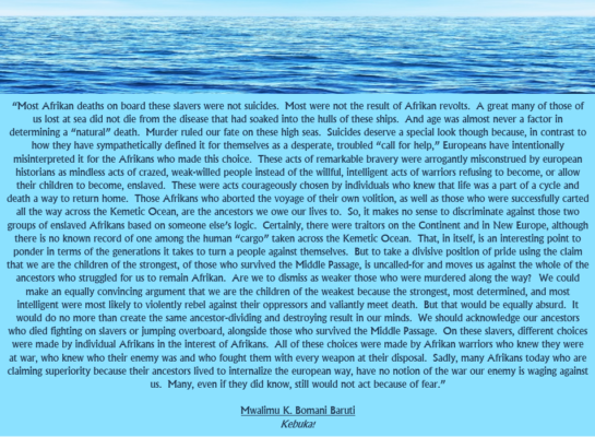 Baruti we are the children of the survivors stupidity arguments