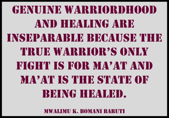Baruti Warrior Ma'at