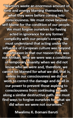 Baruti warriors' guilt