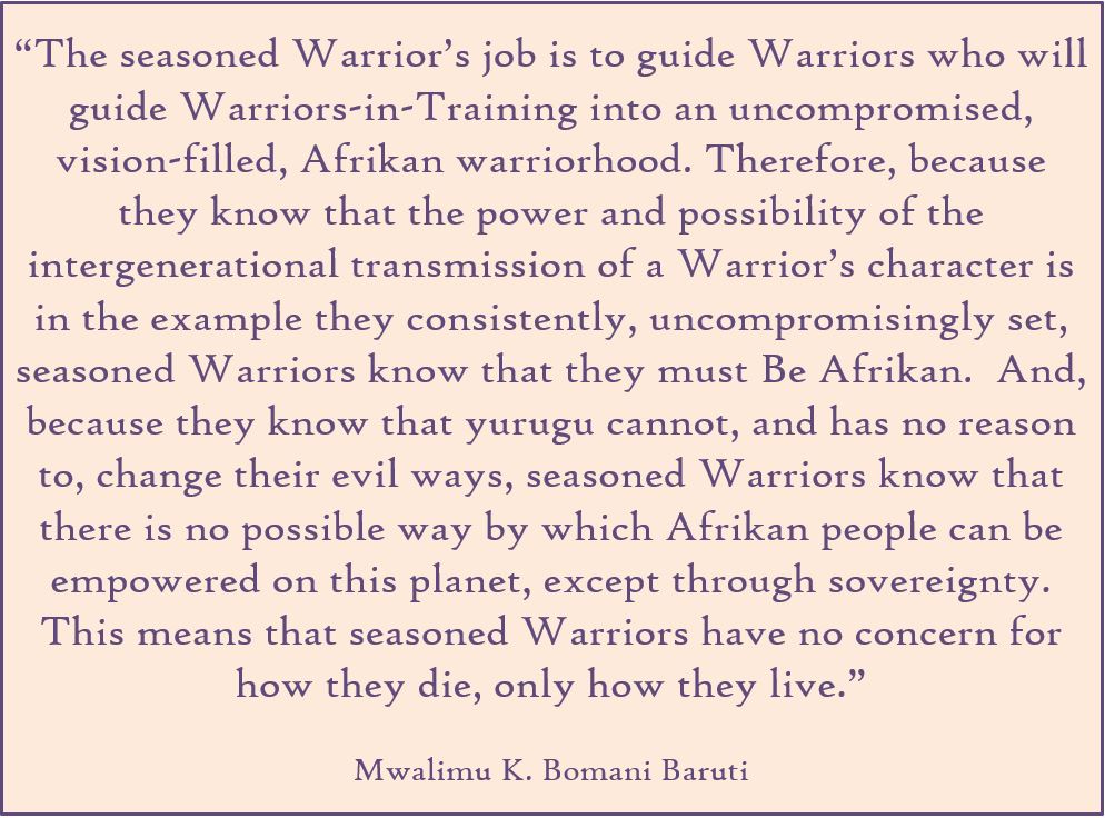 Baruti Warriors seasoned