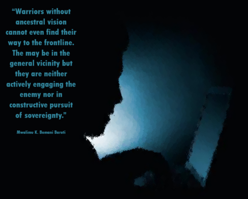 Baruti warriors without ancestral vision