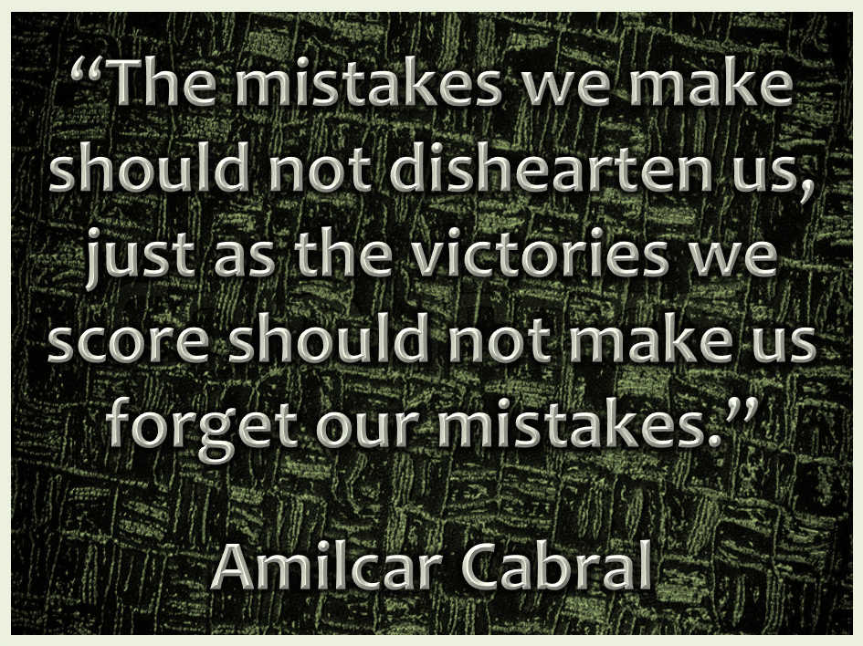 Cabral victories and mistakes