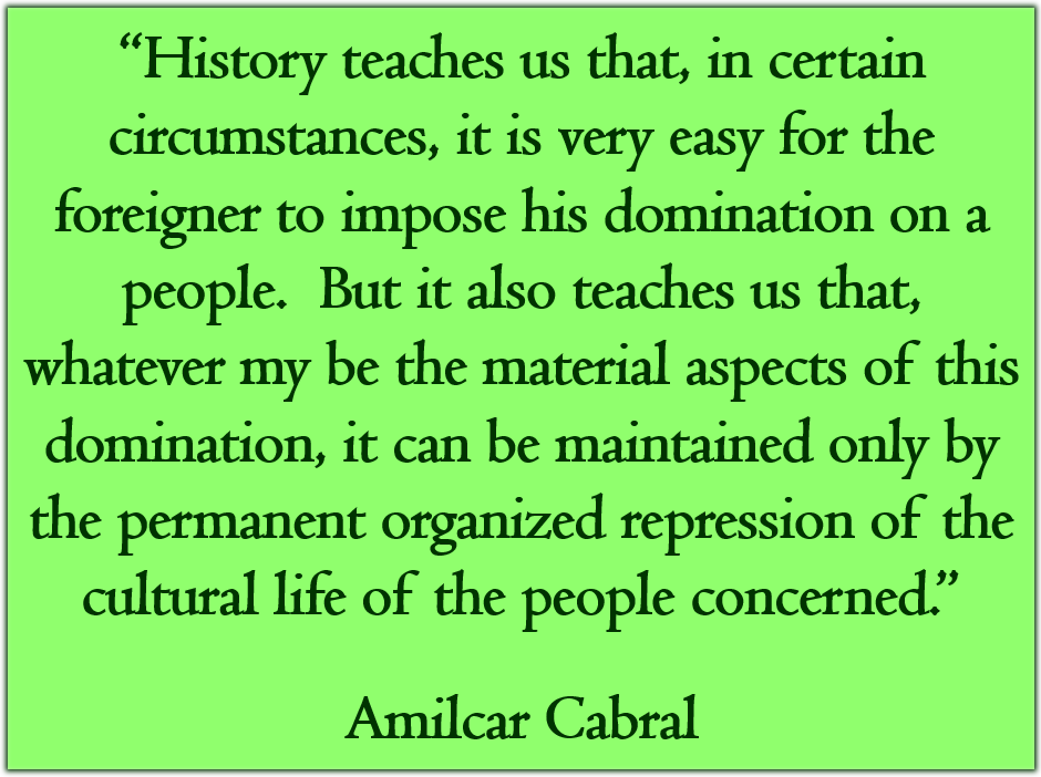 Cabral history teaches