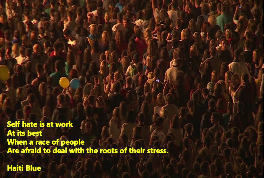 Blue roots of our stress