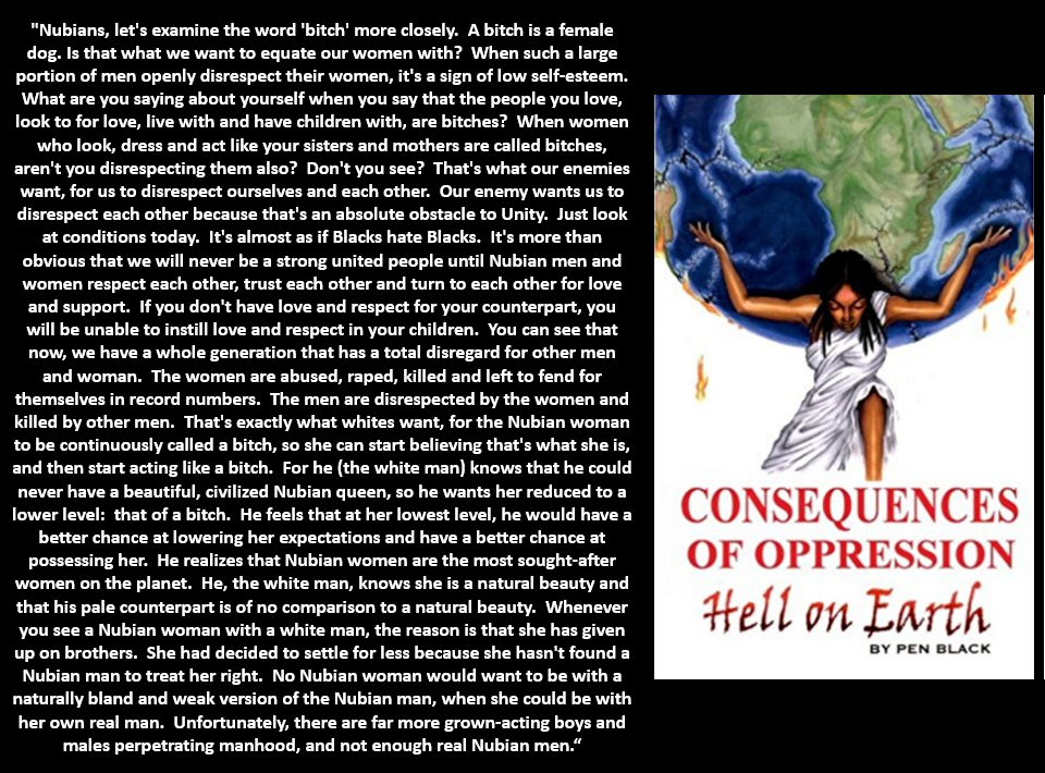 Black consequences of oppression