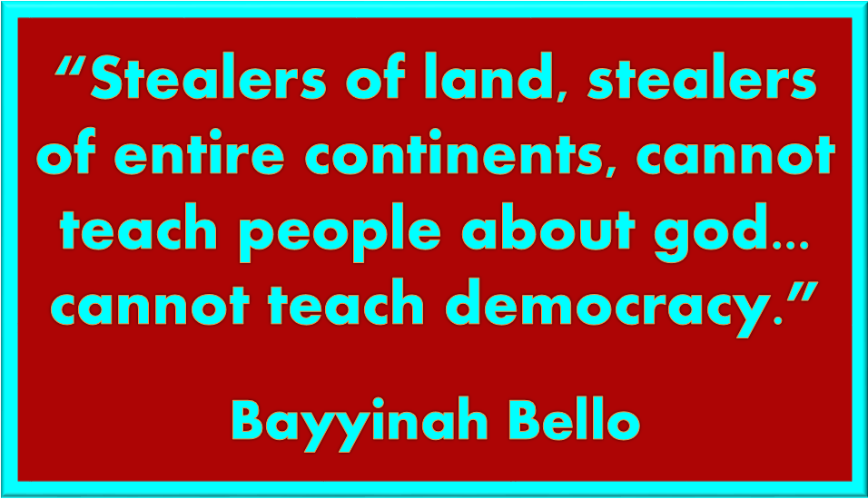 Bello stealers of land