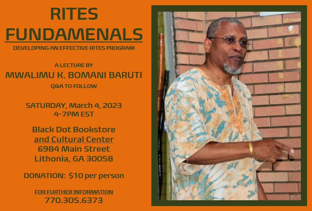 Black Dot Rites 3.4.23 flier