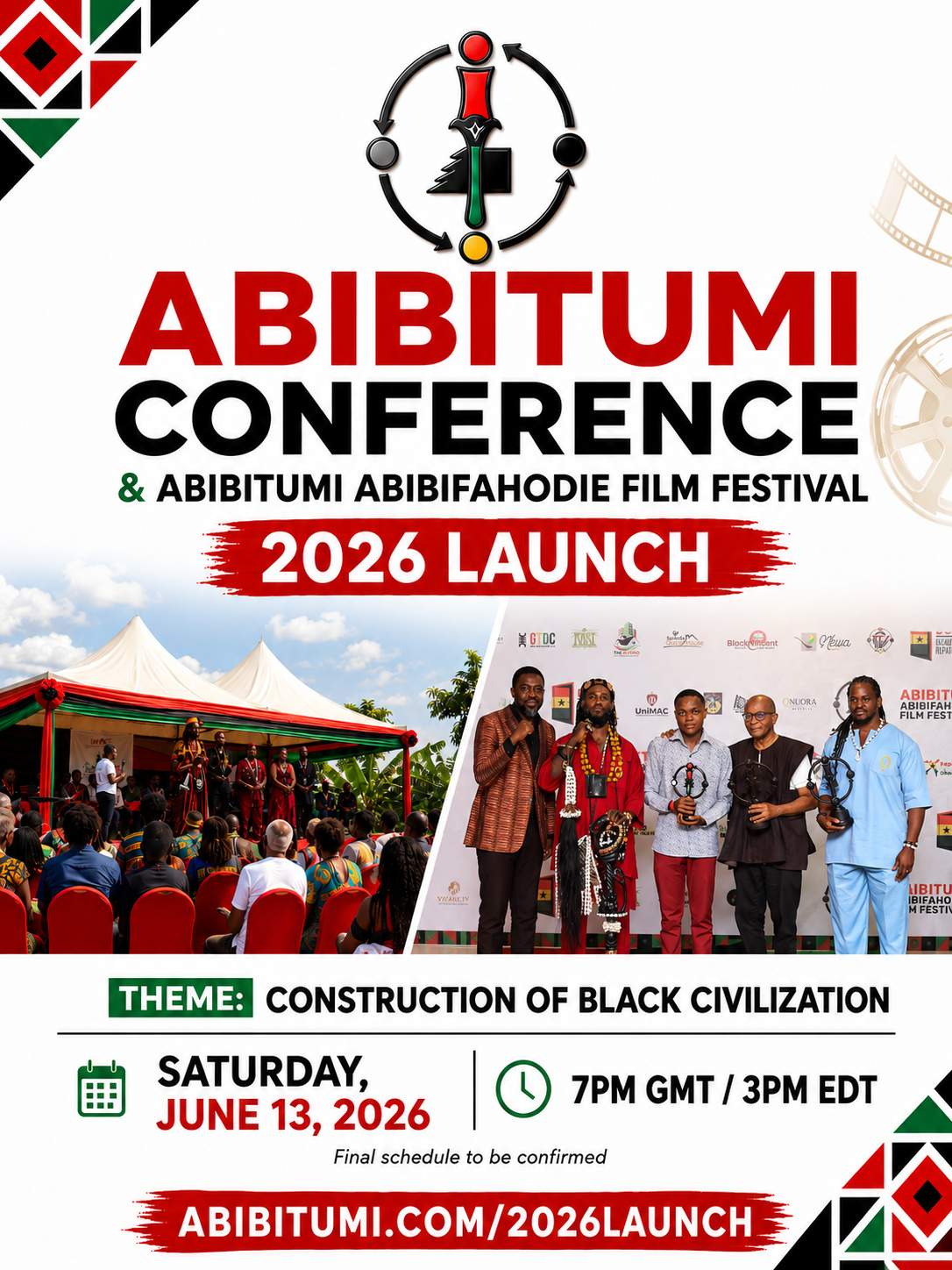 Abibitumi Black Power Conference and Abibifahodie Festival flyer