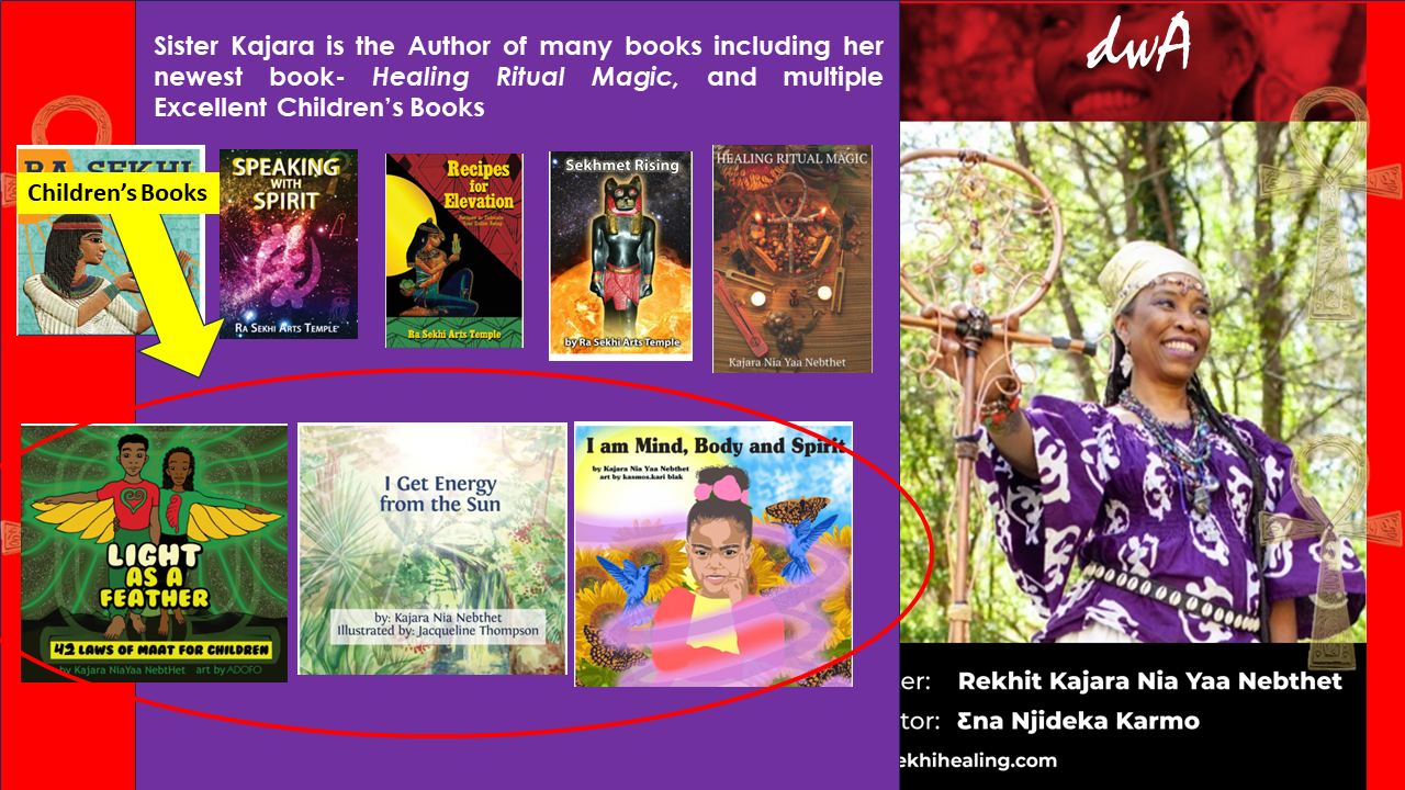 CHILDREN'S BOOKS BY MUT KAJARA NIA YAA NEBTHET NOVEMBER 2023