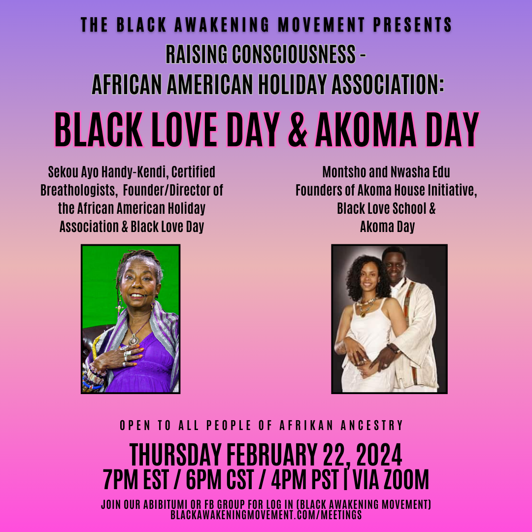 Black Love Day Akoma Day