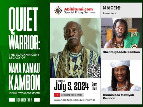 Special Friday Seminar –  Quiet Warrior Documentary and Sankɔfa Journey Discussion: Support the Movie