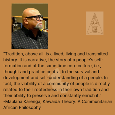 Tradition, above all, is a lived, living and transmit- ted history. It is narrative, the story of a people's self-for- mation and at the same time core culture, i.e., thought and practice central