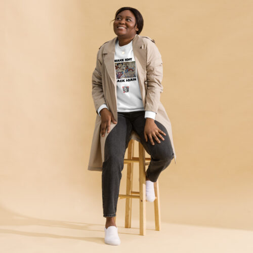 Unisex Premium Make Kmt Black Again Sweatshirt - Image 3