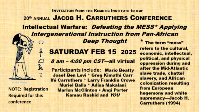 Announce 2025 Carruthers Conference (1)