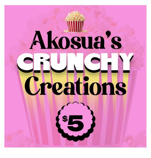 Akosua’s Crunchy Creations: Homemade Popcorn Video & 3 Plant-Based Toppings Recipes