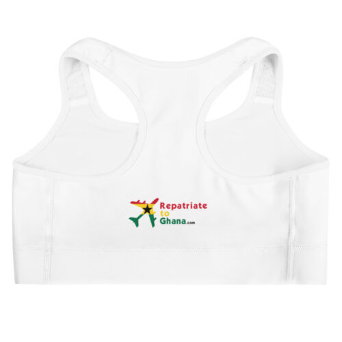RepatriateToGhana.com (R2GH.com) Sports bra - Image 2