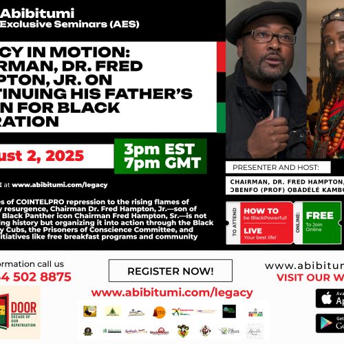 Legacy in Motion: Chairman, Dr. Fred Hampton, Jr. on Continuing His Father's Vision for Black Liberation