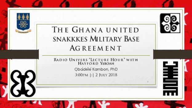 Ghana’s US Military Base Agreement: What They Don’t Want You to Know