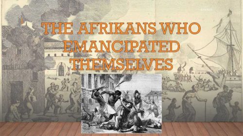 The Afrikan=Black People Who Emancipated Themselves: CIEE BHM Lecture