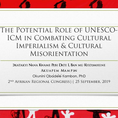 Combating Cultural Imperialism & Cultural Misorientation to Preserve Afrikan Intangible Cultural Heritage