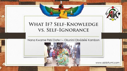 What if? Self-knowledge vs. Self-Ignorance