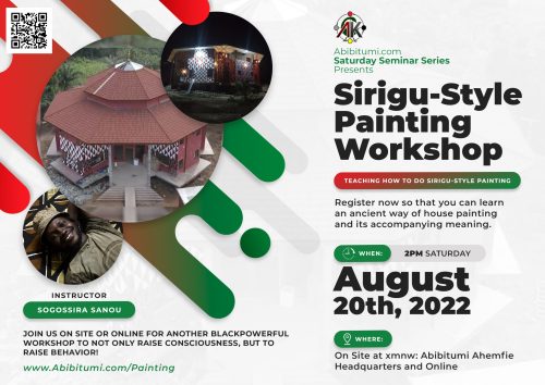 29. SSS Video Recording: 🟥⬛🟩 Sirigu-Style Painting Workshop with Sogossira Sanou!