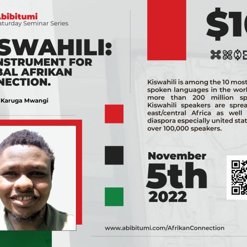 33. SSS Video Recording: Kiswahili: An instrument for global Afrikan connection