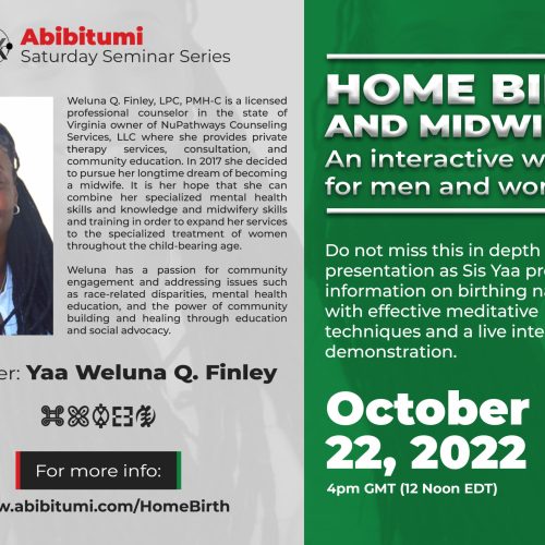 36. SSS Video Recording + Slides: Home Birth and Midwifery an interactive webinar for men and women