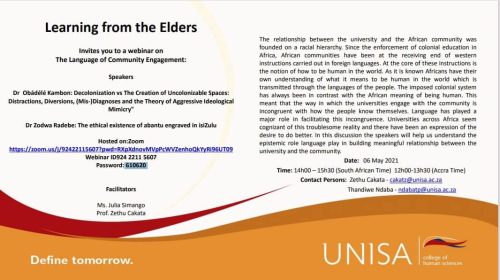 Abibitumi Webinar: Decolonization vs The Creation of Uncolonizable Spaces: Distractions, Diversions, (Mis-)Diagnoses and the Theory of Aggressive Ideological Mimicry