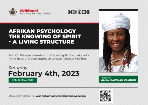 RECORDING+SLIDES: Afrikan Psychology The Knowing of Spirit - A Living Structure