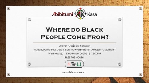 Lecture #1 - Where do Black People Come From? (The Beginning is the End) Free the Youth